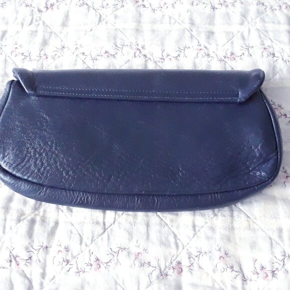 Vintage Leather Pouch Pochette Artisan Handmade - Picture 3 of 11